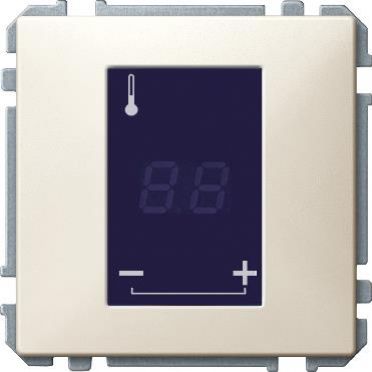 Merten - Mechanizm regulatora temperatury z wyświetlaczem LCD 230VAC 16A MTN5775-0000 SCHNEIDER (MTN5775-0000)