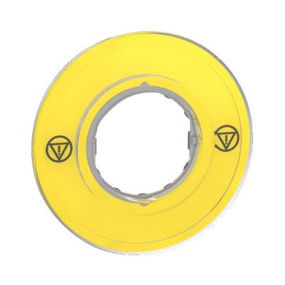Harmony XB4 Etykieta do ESTOP bezpieczeństwa żółta ZBY9121 SCHNEIDER (ZBY9121)