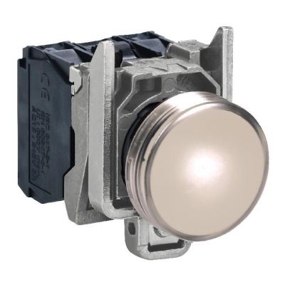 Harmony XB4 Lampka sygnalizacyjna z białą LED 110/120V XB4BVG1 SCHNEIDER (XB4BVG1)