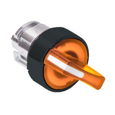 Harmony XB4 Przełącznik 2 pozycyjny fi22 pomarańczowy stabilny LED okrągły metalowy ZB4BK12537 SCHNEIDER (ZB4BK12537)