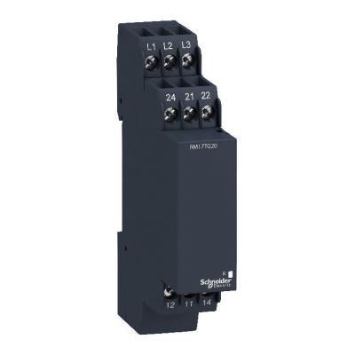 Zelio Control Przekaźnik kontroli fazy 183 484V AC styk 1 C/O 5A RM17TG20 SCHNEIDER (RM17TG20)