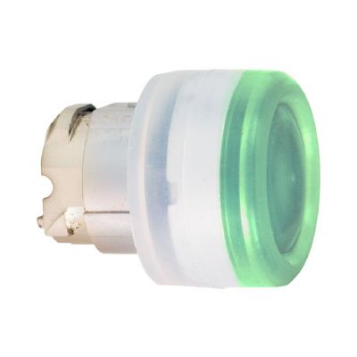 Harmony XB4 Przycisk płaski z samopowrotem LED okapturzona zielona metalowa ZB4BW533 SCHNEIDER (ZB4BW533)