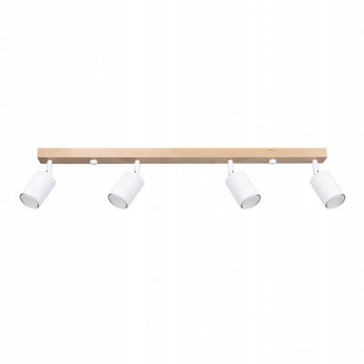 Plafon lampa sufitowa ze spotami VERDO 4 biały SL.1289 SOLLUX  (SL.1289)