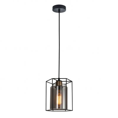 ITALUX lampa wisząca Kalula (PND-78901-1-BK+SG)