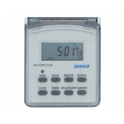 Elektroniczny programator czasowy 8 programów IP44 OR-PRE-432 ORNO (OR-PRE-432)