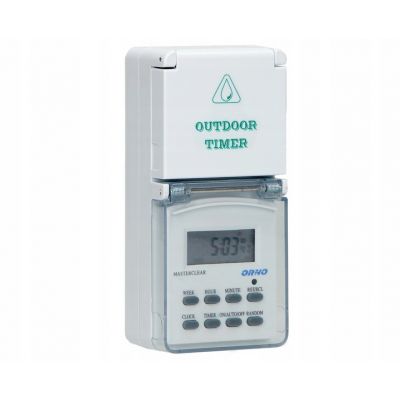Elektroniczny programator czasowy 8 programów IP44 OR-PRE-432 ORNO (OR-PRE-432)
