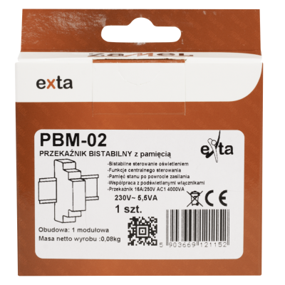 Przekaźnik bistabilny PBM-02 230V AC ZAMEL (EXT10000063-WPL)