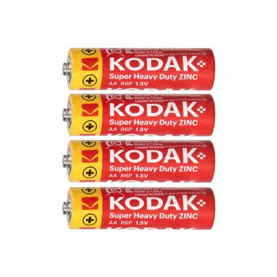 Baterie Kodak ZINC Super Heavy Duty AA LR03, 4 szt. folia (30411708)