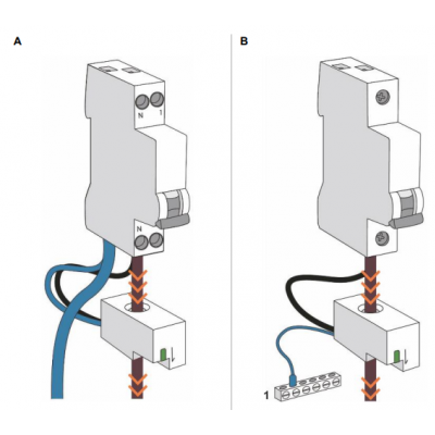 Przekładnik prądowy jednofazowy z rejestracją pomiaru max. 250V/63A Tuya Smart Wi-Fi OR-WE-532 ORNO (OR-WE-532)