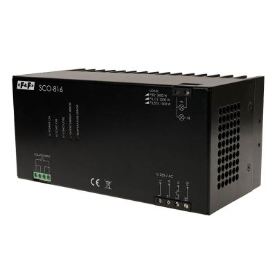 Ściemniacz do odbiorników dużej mocy 3500W zasilanie 230V AC 8-230V AC/DC SCO-816 F&F (SCO-816)