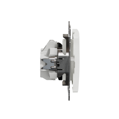 Sedna Design & Elements Gniazdo pojedyncze z uziemieniem z przesłonami białe SDD111011 SCHNEIDER (SDD111011)