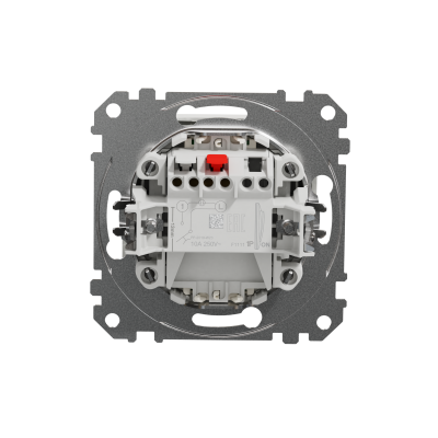 Sedna Design & Elements Przycisk zwierny zwierny /dzwonek/ z podświetleniem biały SDD111131L SCHNEIDER (SDD111131L)