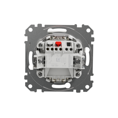 Sedna Design & Elements Przycisk zwierny z etykietą i podświetleniem 12VAC biały SDD111143L SCHNEIDER (SDD111143L)