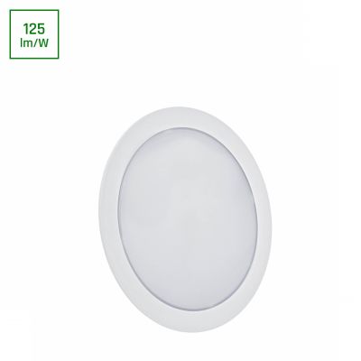 Oprawa lampa ALGINE ECO 2w1 NATYNK-PODTYNK DOWNLIGHT 12W ciepła biel 230V 110st IP20 IK06 170x35mm BIAŁY okrągła SLI037028WW_PW (SLI037028WW_PW)