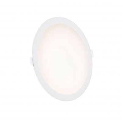 Oprawa lampa ALGINE ECO 2w1 NATYNK-PODTYNK DOWNLIGHT 18W ciepła biel 230V 110st IP20 IK06 223x35mm BIAŁY okrągła SLI037029WW_PW (SLI037029WW_PW)