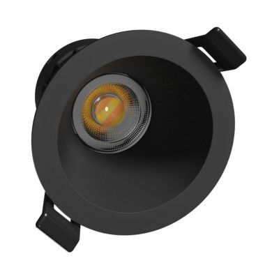 Oprawa sufitowa oczko FIALE CORE COMPLETE DOWNLIGHT 7W ciepła/neutralna/zimna 230V 45ST IP20 UGR<19 FI90X85MM CZARNY OKRĄGŁA (SLI043031CCT_PW)