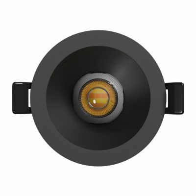 Oprawa sufitowa oczko FIALE CORE COMPLETE DOWNLIGHT 7W ciepła/neutralna/zimna 230V 45ST IP20 UGR<19 FI90X85MM CZARNY OKRĄGŁA (SLI043031CCT_PW)