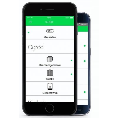 Sterownik do Bramy Furtki WiFi SUPLA 2-kanałowy 2-wejścia SPL10000019 ZAMEL (SPL10000019-WUN)