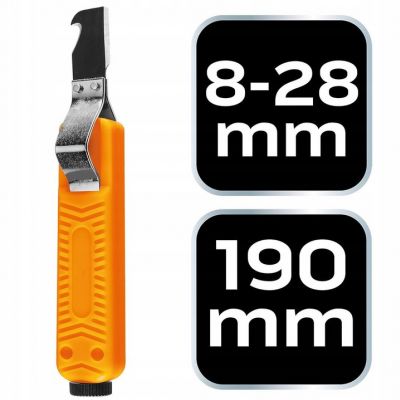 Ściągacz izolacji z hakiem nóż 180mm 01-547 NEO TOOLS GTX (01-547)