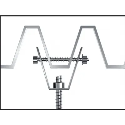 Uchwyt trapezowy 10mm do montażu na blachach (OPK=25 szt.) CELO (910TPZF)