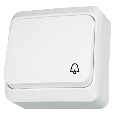 Prima przycisk dzwonek biały WDE001012 SCHNEIDER (WDE001012)