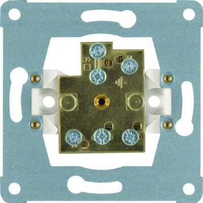 one.platform Gniazdo wyrównania potencjału podwójne zac. śrub. (mechanizm) WDF5600 HAGER Berker 1061 (WDF5600)