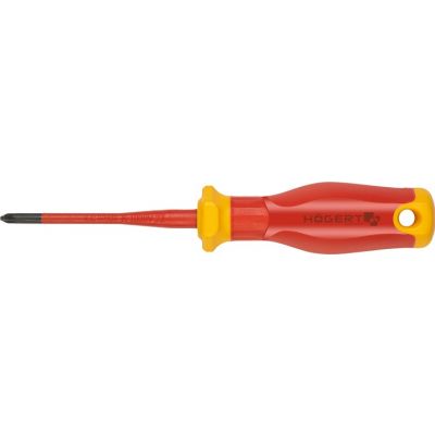 Wkrętak płasko-krzyżowy PZ1/SL5 80 mm 1000V SLIM S2 HOEGERT (HT1S976-1)