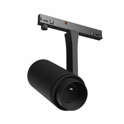 SYSTEM SHIFT NANO - SPOT ZOOM OPRAWA NA SZYNOPRZEWÓD 40x80x145MM 7W 15-45ST CZARNY 5 LAT GW. (WLD+80012)