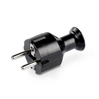 Wtyczka prosta rozbieralna Uni-Schuko SCHUKO 16A 250V czarny ELCAN (WT-40-C)