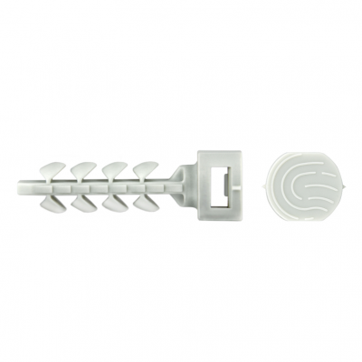 UCHWYT DO OPASKI KABLOWEJ WCISKANY IFS 6X30 łeb 4,8mm szary /opk=100szt./ 96IFS CELO (96IFS)