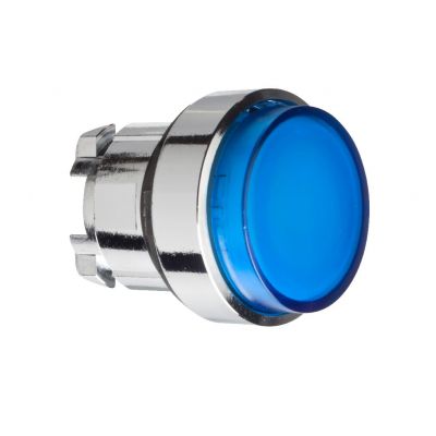 Harmony XB4 Przycisk wystający niebieski push push LED metalowy bez oznaczenia ZB4BH63 SCHNEIDER (ZB4BH63)