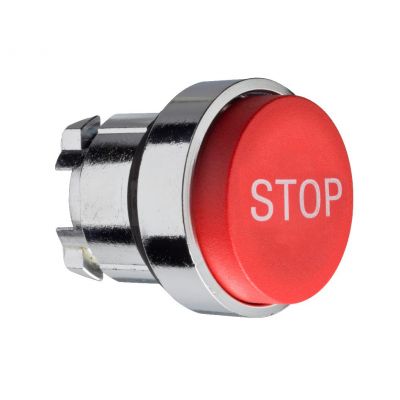 Harmony XB4 Przycisk wystający czerwony samopowrotny bez podświetlenia metalowy STOP ZB4BL434 SCHNEIDER (ZB4BL434)