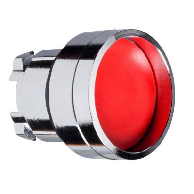 Harmony XB4 Przycisk wpuszczony czerwony samopowrotny bez podśw. metalowy bez oznaczenia ZB4BA46 SCHNEIDER (ZB4BA46)