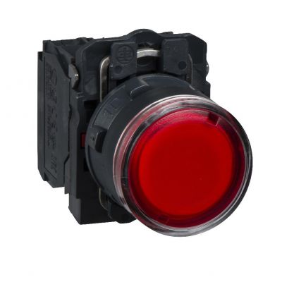 Harmony XB5 Przycisk płaski czerwony LED 230/240V XB5AW34M5 SCHNEIDER (XB5AW34M5)