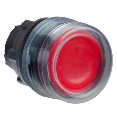 Harmony XB5 Przycisk płaski okapturzony czerwony LED plastikowy typowa soczewka ZB5AW543 SCHNEIDER (ZB5AW543)
