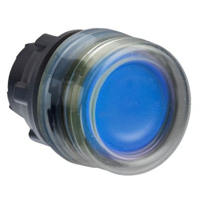 Harmony XB5 Przycisk płaski okapturzony niebieski LED plastikowy typowa soczewka ZB5AW563 SCHNEIDER (ZB5AW563)