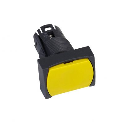 Harmony XB6 Przycisk płaski żółty samopowrotny bez podświetlenia plastikowy prostokątny ZB6DA5 SCHNEIDER (ZB6DA5)