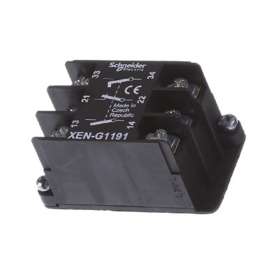 Harmony XAC Blok styków samopowrót 1R+2NO zaciski śrubowe XENG1491 SCHNEIDER (XENG1491)