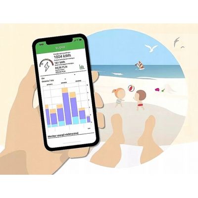 Monitor licznik energii elektrycznej prądu Wi-Fi 3F+N SUPLA 3-faz ZAMEL (SPL10000009-WUN)