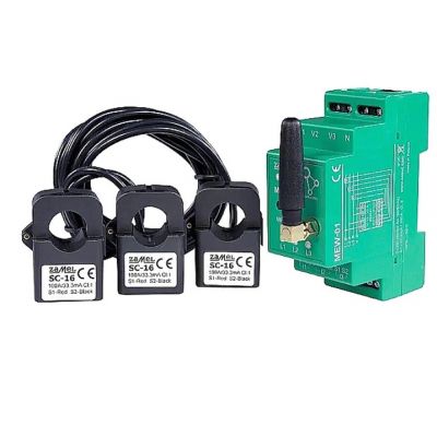 Monitor licznik energii elektrycznej prądu Wi-Fi 3F+N SUPLA 3-faz ZAMEL (SPL10000009-WUN)