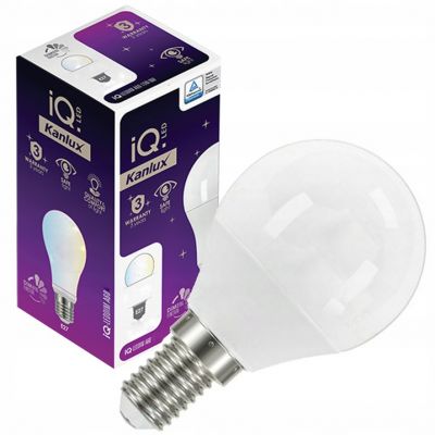 Żarówka LED IQ-LED L G45 4,2W-NW E14 490lm 4000K barwa neutralna 33761 KANLUX (33761)