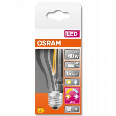 Żarówka OSRAM LED E27 7W 60W DWIE BARWY (4058075434820)