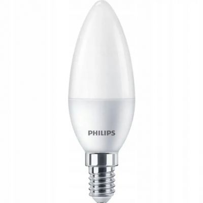Żarówka LED świeczka 7W=60W 806lm 4000K barwa neutralna 7-60W E14 840 B38 FR PHILIPS (929002972702)