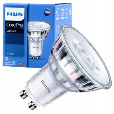 Żarówka LED 3,5W=35W 275lm 4000K barwa neutralna LEDspot 3,5-35W GU10 840 36st. PHILIPS (929001218002)