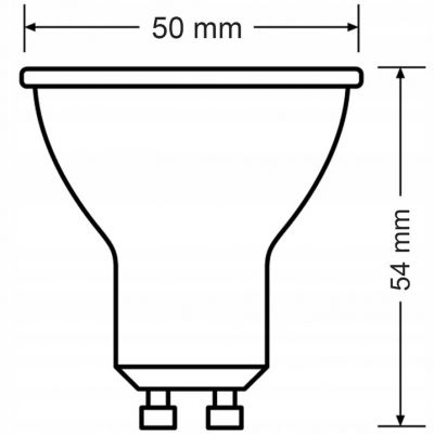 Żarówka LED 4,9W 550lm 6500K barwa zimna LEDspot 550lm GU10 865 120st. PHILIPS (929002981402)