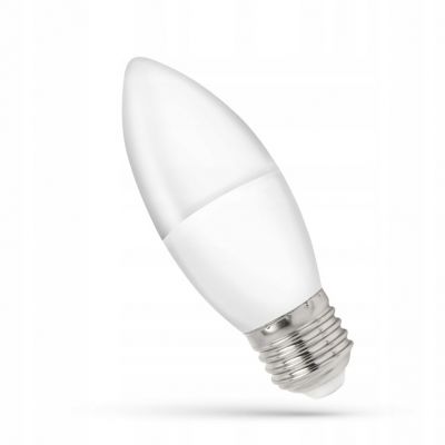 Żarówka LED ŚWIECOWA E27 230V 4W CW Zimna WOJ+13037_4W Spectrum (WOJ+13035_4W)