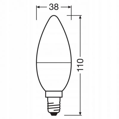 Żarówka LED ŚWIECZKA E14 7W 60W B35 4000K OSRAM (4058075311886)