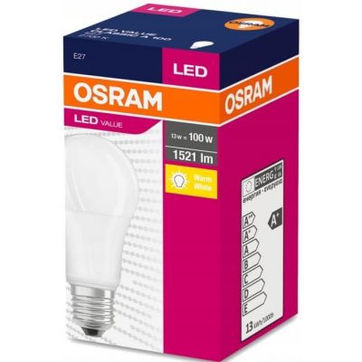 Żarówka LED E27 14/100W 1521lm  200° 2700K ciepła biel VALUE OSRAM LEDVANCE (4052899971097)