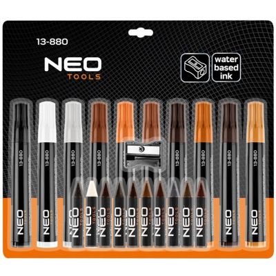 Zestaw naprawczy do mebli 21 elementów (markery i kredki woskowe) NEO GTX (13-880)
