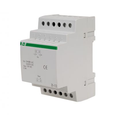 Stabilizator impulsowy 12V DC 12-28V AC / 16-37V DC 3A 3A ZI-12 F&F (ZI-12)